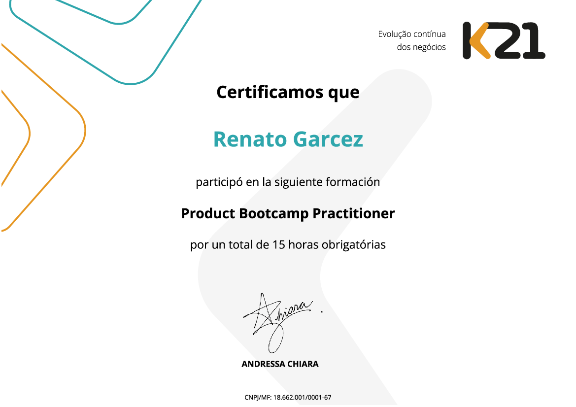 Certificado K21